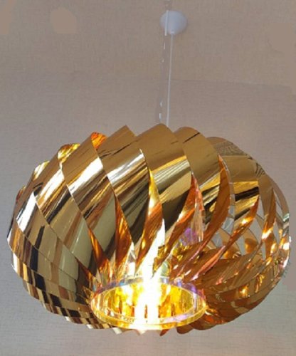 Светильник подвесной (Люстра) Мелодия Света Шар 220В E27 Золотой картинка 